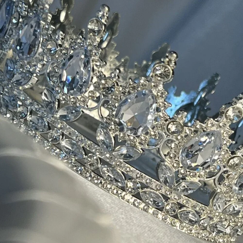 Crystal Tiara for Bridal Prom Queen Birthday